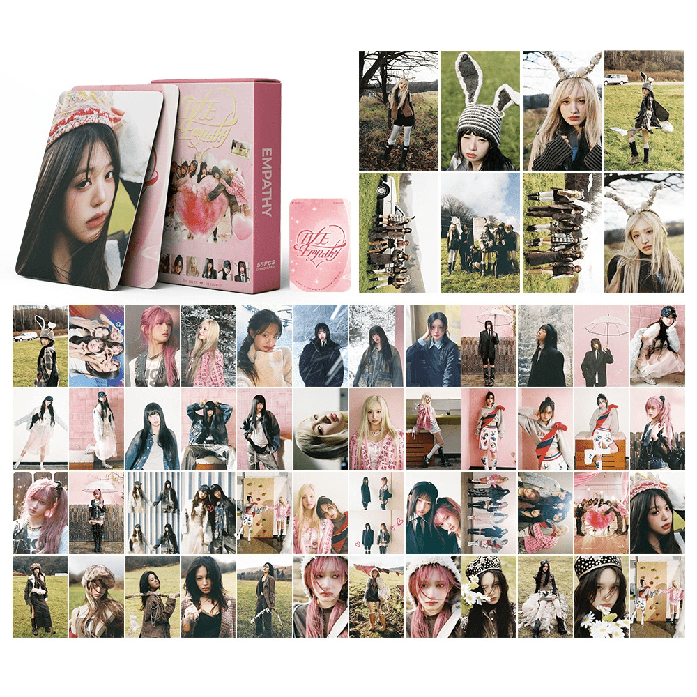 Lomocard – IVE empathy - Set Lomo Cards K - Pop (54 - 55 Uds) | K - Boo | K - Boo