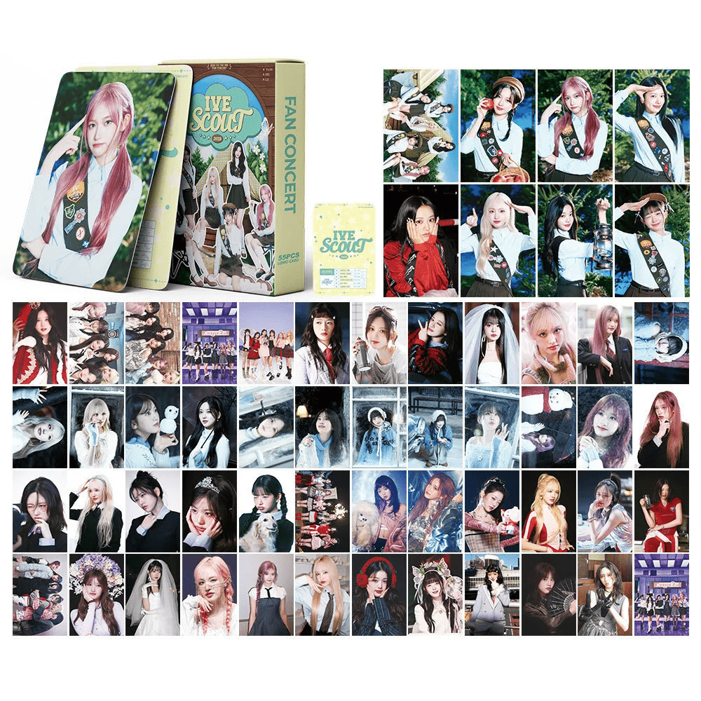 Lomocard – IVE scout - Set Lomo Cards K - Pop (54 - 55 Uds) | K - Boo | K - Boo