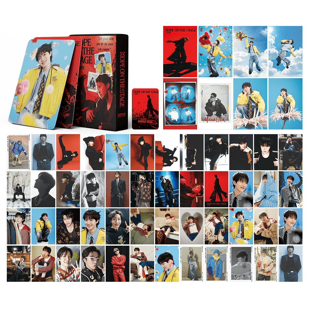 Lomocard – J - Hope (BTS) - Set Lomo Cards K - Pop (54 - 55 Uds) | K - Boo | K - Boo