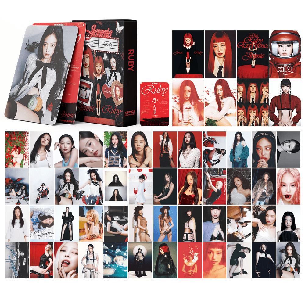 Lomocard – Jennie (Blackpink) - Set Lomo Cards K - Pop (54 - 55 Uds) | K - Boo | K - Boo