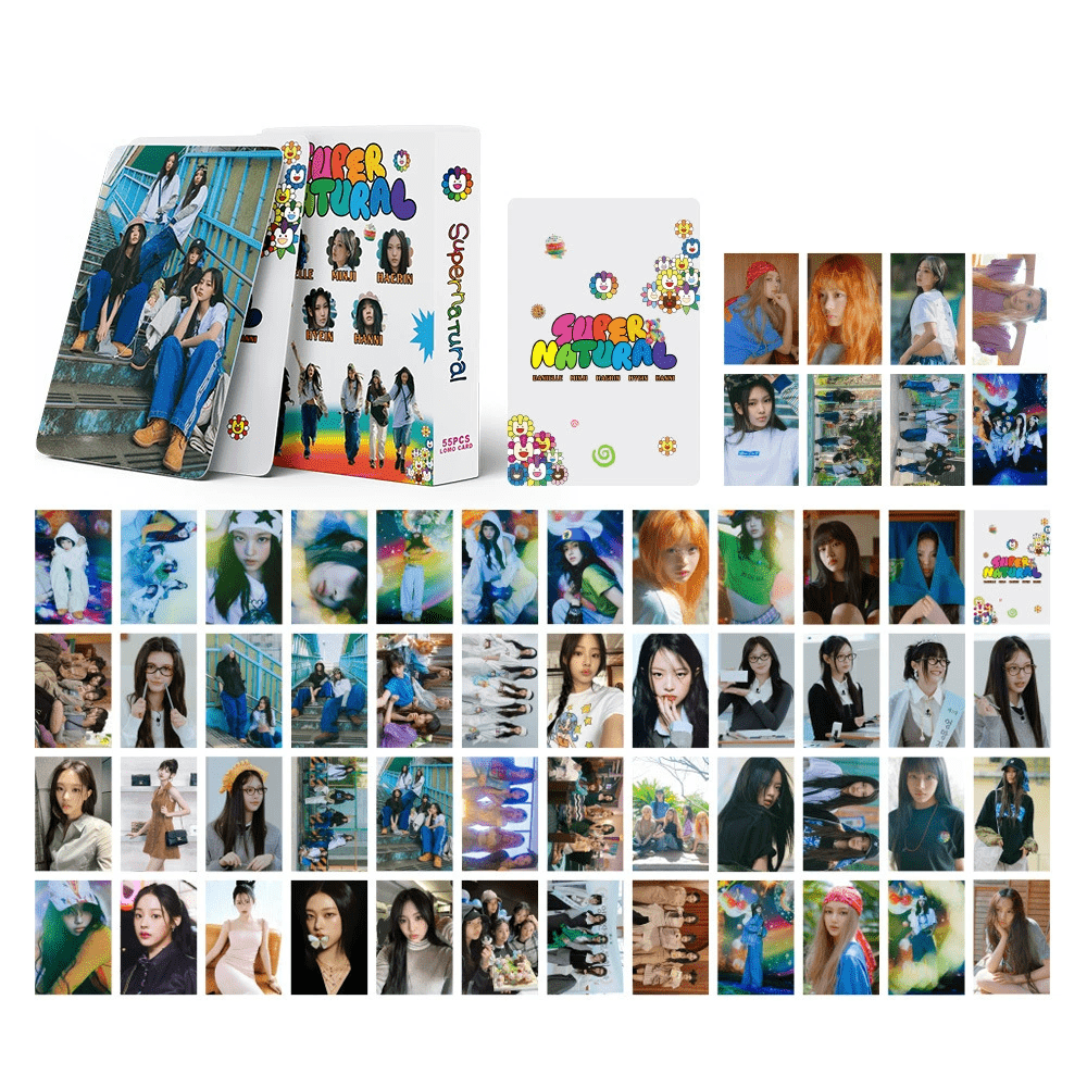 Lomocard – New Jeans Supernatural - Set Lomo Cards K - Pop (54 - 55 Uds) | K - Boo | K - Boo