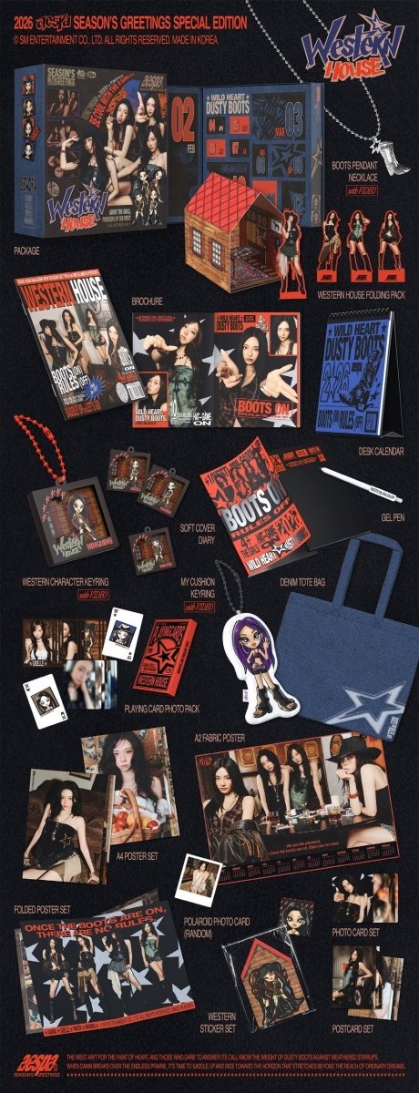 Merchandising – aespa - 2026 SEASON'S GREETINGS (SPECIAL EDITION) | SM Entertainment | K - Boo