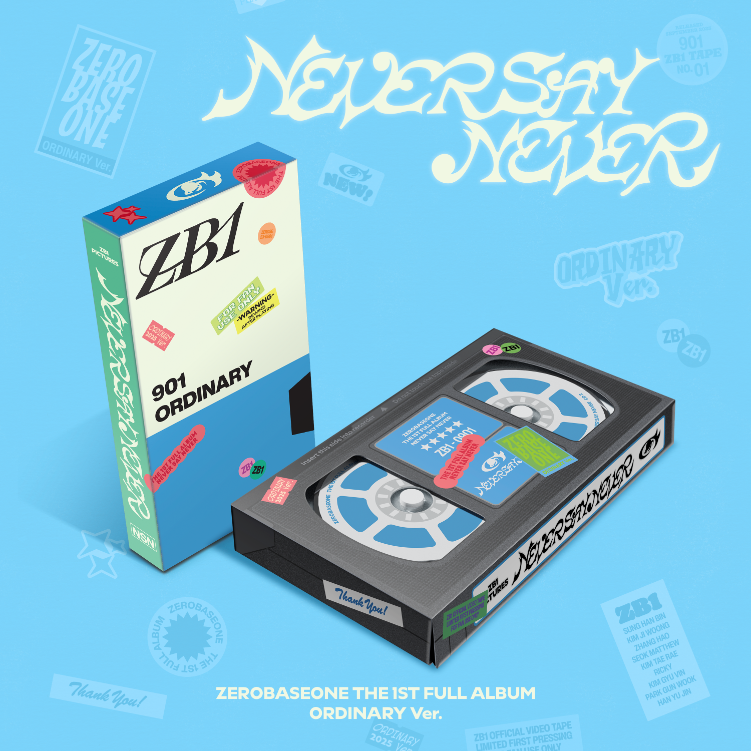 ZEROBASEONE - The 1st Full Album NEVER SAY NEVER kpop — K-BOO