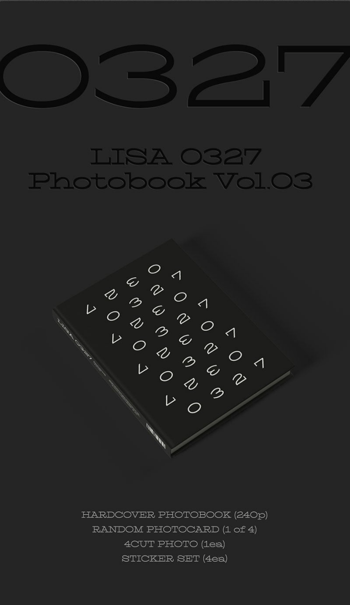 Photobook – LISA (Blackpink) - 0327 PHOTOBOOK VOL.03 | YG entretainment | K - Boo