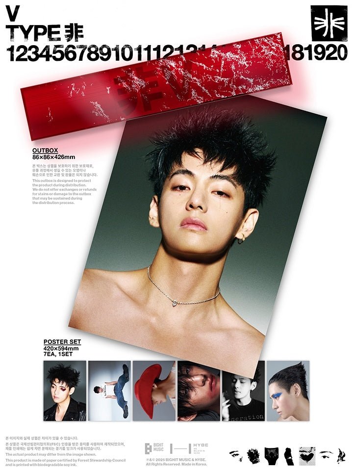 Photobook – V (BTS) – TYPE 非 Set | HYBE Co., Ltd. | K - Boo
