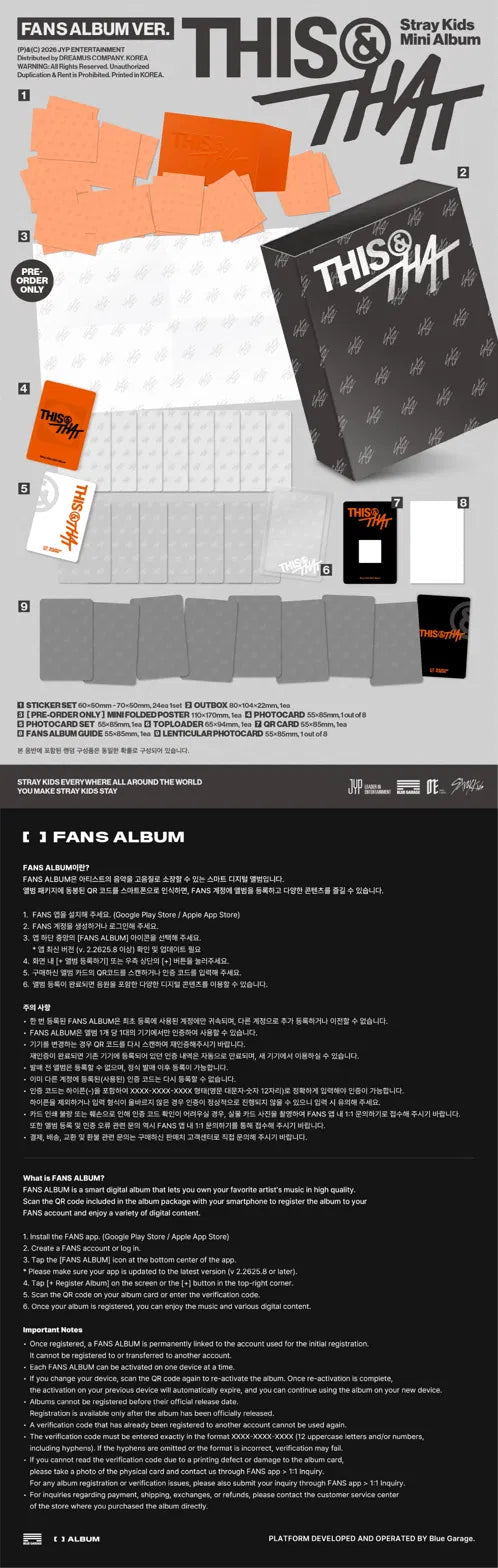 STRAY KIDS - 10th Mini Album 'THIS & THAT' (FANS ALBUM Ver.)