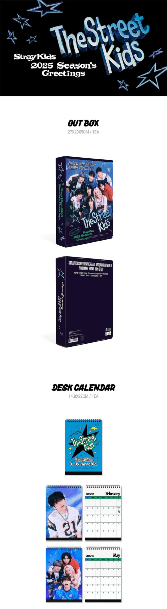 Season greetings – Stray Kids - 2025 Season’s Greetings [The Street Kids] | JYP entertainment | K - Boo