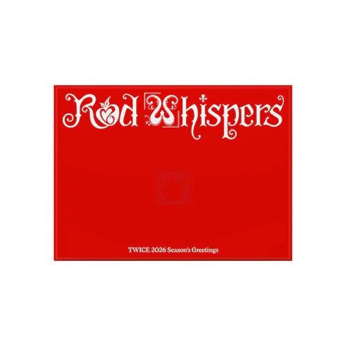 Season greetings – TWICE 2026 SEASON'S GREETINGS [ RED WHISPERS ] | JYP entertainment | K - Boo