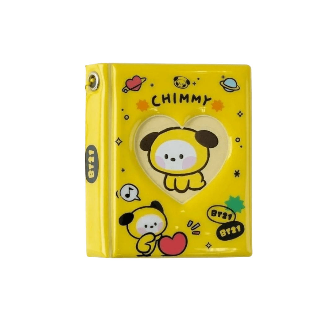 Sleeves – Mini Álbum / binder de photocard A7 BT21 (Chimmy) | K - Boo | K - Boo