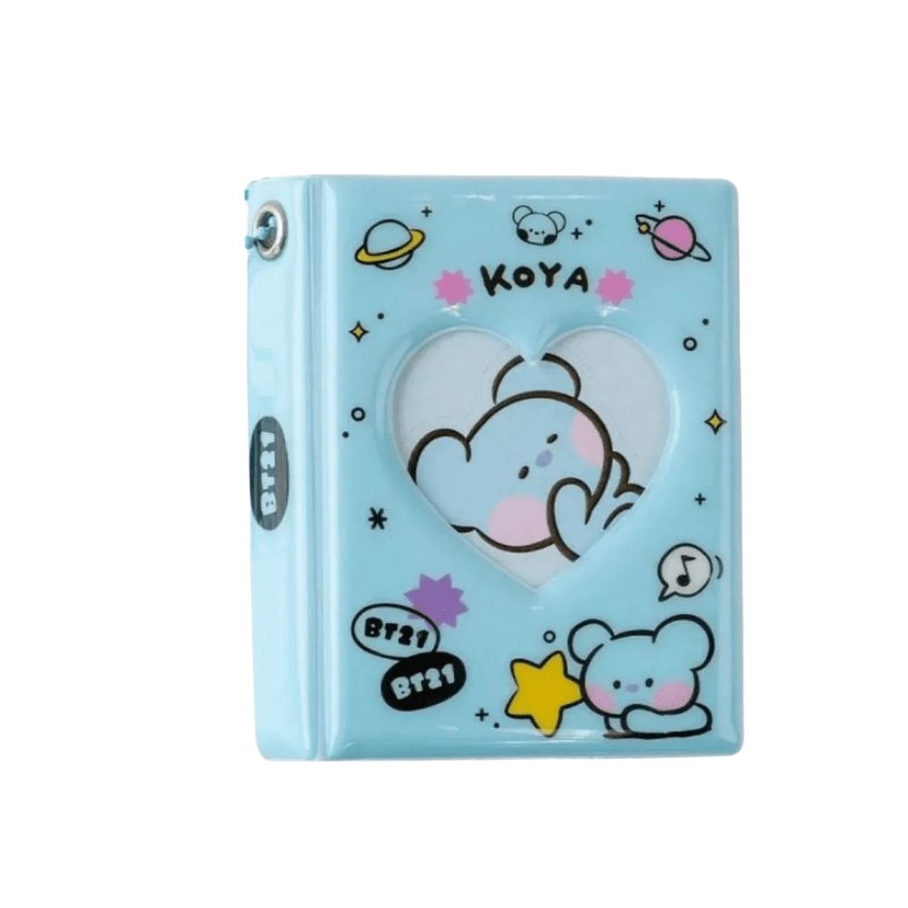 Sleeves – Mini Álbum / binder de photocard A7 BT21 (Koya) | K - Boo | K - Boo