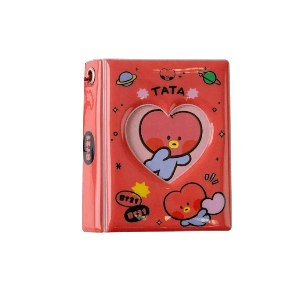 Sleeves – Mini Álbum / binder de photocard A7 BT21 (Tata) | K - Boo | K - Boo