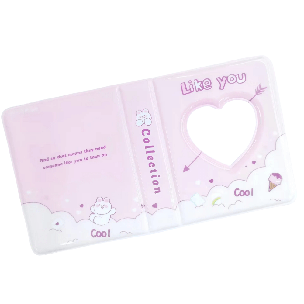 Sleeves – Mini Álbum / binder de photocard A7 LIKE YOU Rosa | K - Boo | K - Boo