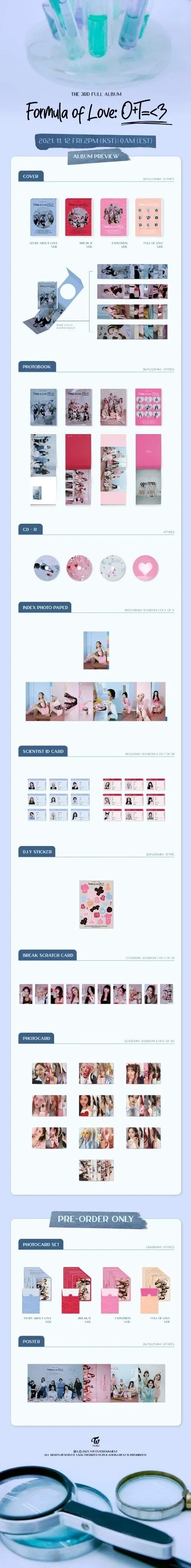 TWICE Formula of Love O+T=<3 contenido oficial | K-BOO