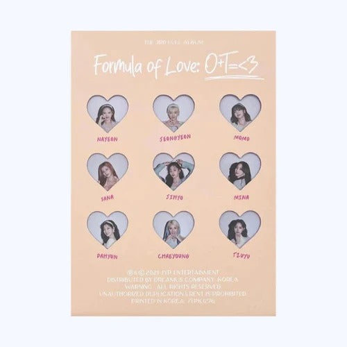 TWICE Formula of Love O+T=<3 Full of Love | K-BOO