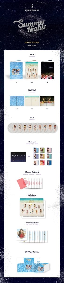 TWICE The 2nd Special Album Summer Nights kpop — K-BOO
